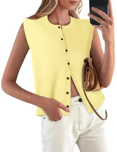 Sweater Vest Cardigan