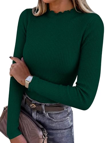 ANRABESS Mock Neck Pullover