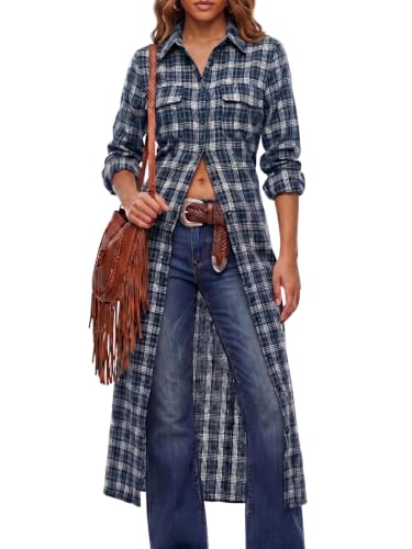 Plaid Shirt Dress