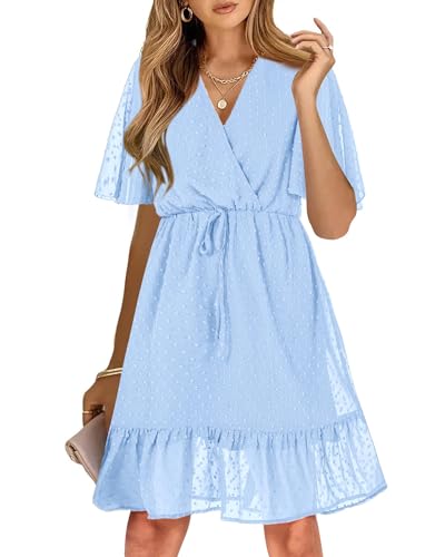 Ruffle Short Sleeve Dress