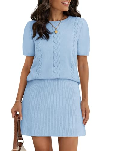 Puff Sleeve Sweater Set