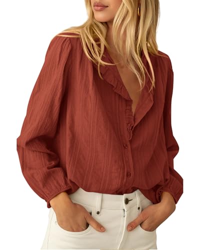 Cotton Ruffle Shirt