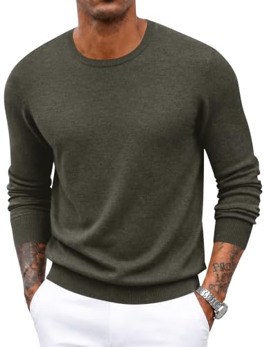 Men's Crewneck Wool Sweater