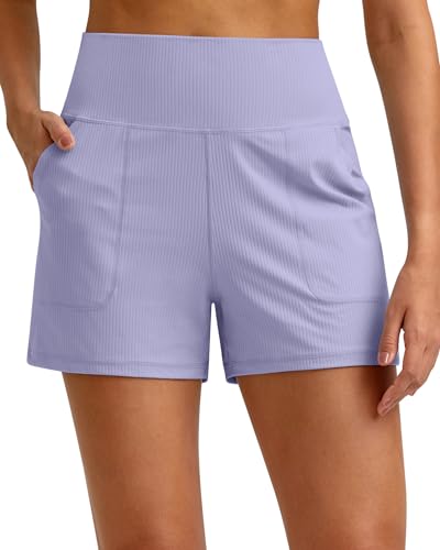 Ribbed Casual Shorts