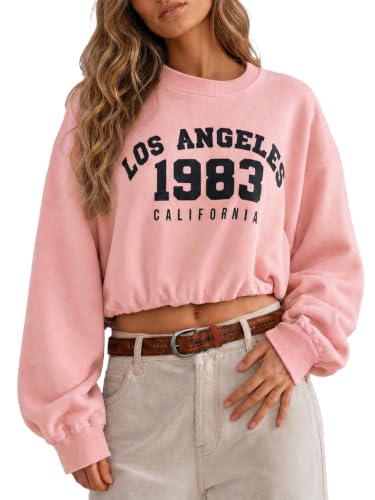 Cropped LA Crewneck