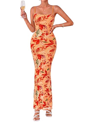 Maxi Floral Mesh Dress