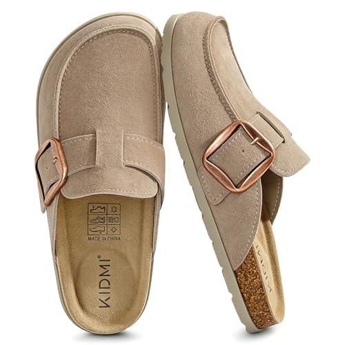 Suede Cork Clogs