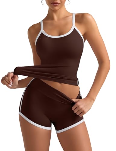 Contrast Trim Workout Set