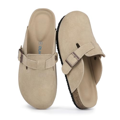 Suede Clogs