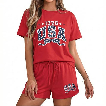Sequin Short Set