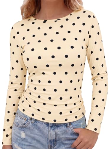 Polka Dot Long Sleeve Top