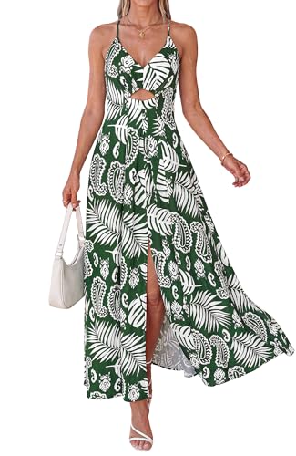 Cutout Floral Dress