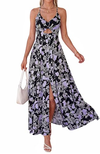 Cutout Floral Dress