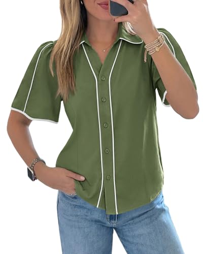 Puff Button Down Shirt