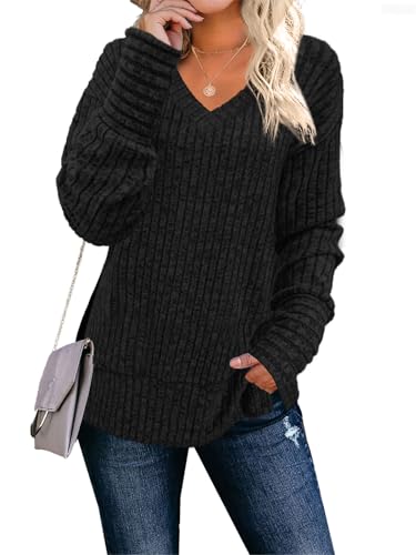 Ribbed Knit Pullover