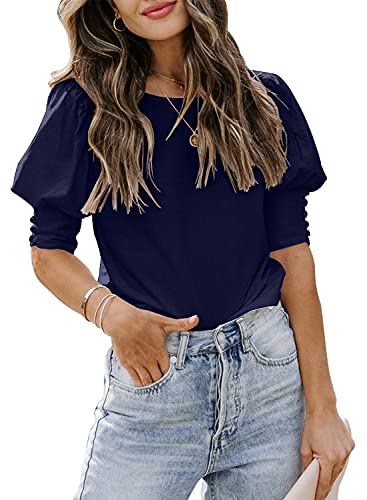 Puff Sleeve Loose Blouse