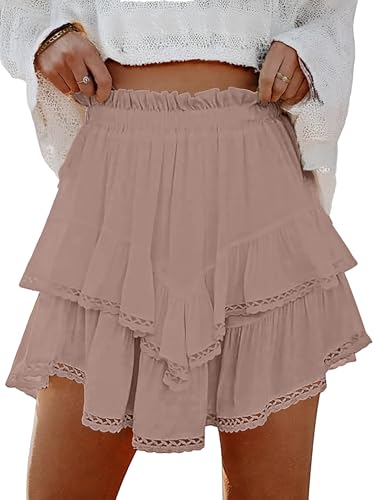 Ruffle Boho Skort