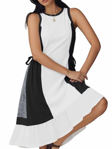 Color Block Flowy Dress