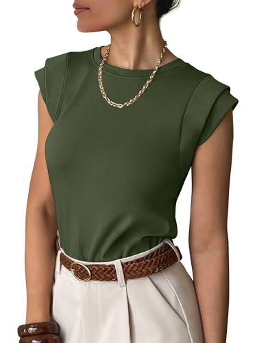 ANRABESS Cap Sleeve Top