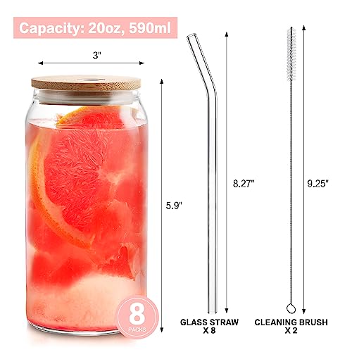 Glass Cup Set (8PK)