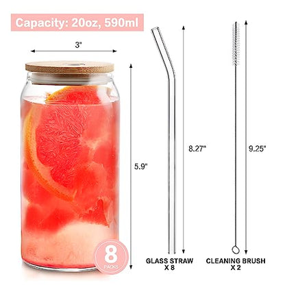 Glass Cup Set (8PK)