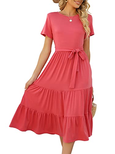 Tiered Midi Dress