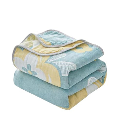 Cotton Muslin Throw Blanket