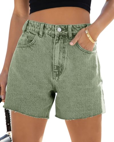 High Waisted Jean Shorts