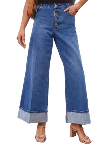 Wide Leg Straight Jeans