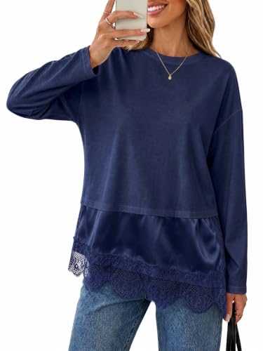 Lace Trim Tunic Shirt