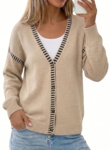 Contrast Stitch Cardigan