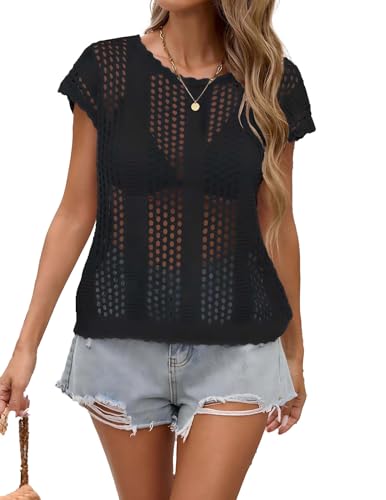 Crochet Knit Coverup Vest