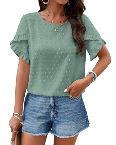 Ruffle Short Sleeve
