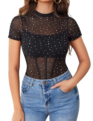 Sheer Mock Bodysuit