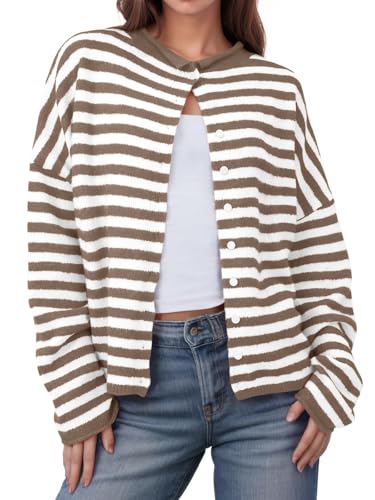 Striped Knit Cardigan