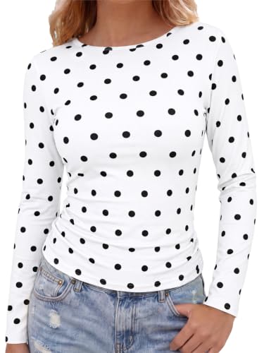 Polka Dot Long Sleeve Top