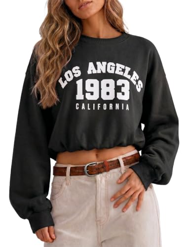 Cropped LA Crewneck