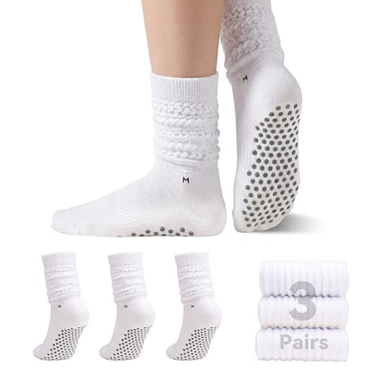 3pk Pilates Grip Socks