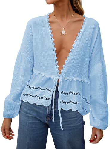 Cotton Eyelet Blouse