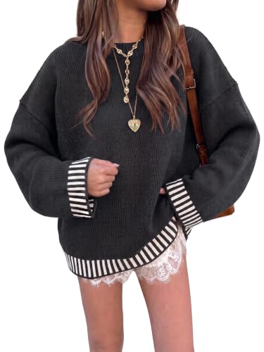 Oversized Striped Sweater