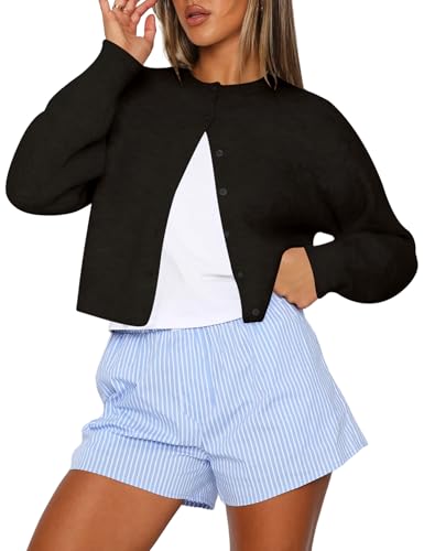 Cropped Cardigan Sweater