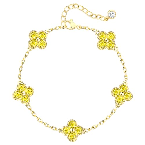Gold Clover Bracelets