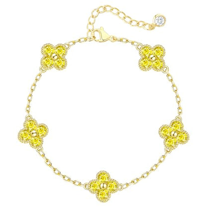 Gold Clover Bracelets