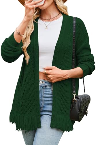 Crochet Fringe Cardigan