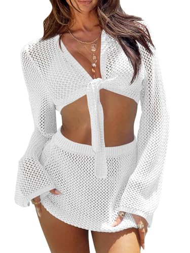 Crochet Swimsuit Coverups 2pc