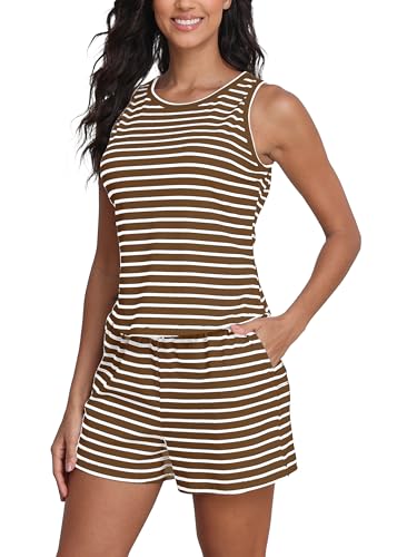 Striped Tank Set