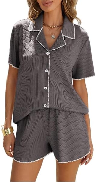 Ribbed Pajama Set