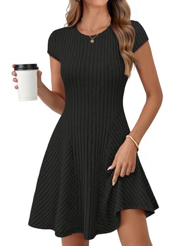 Ribbed Mini Sweater Dress