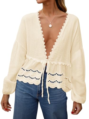 Cotton Eyelet Blouse