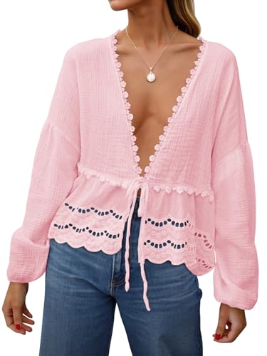 Cotton Eyelet Blouse